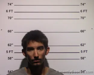 Mugshot of Isaiah James Mann Cedillo booked in Gillespie County, Texas on March 20, 2026