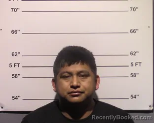 Mugshot of Mauricio Choc Bol booked in Gillespie County, Texas on March 22, 2026