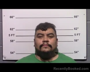 Mugshot of Ismael Pina Saavedra booked in Gillespie County, Texas on March 22, 2026