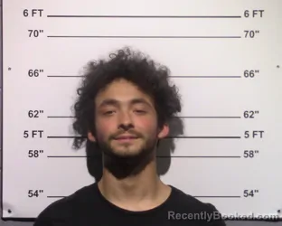 Mugshot of Nathanial Dominick Vazquez booked in Gillespie County, Texas on May 14, 2026