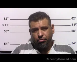 Mugshot of Ricardo Francisco Diaz booked in Gillespie County, Texas on July 23, 2026