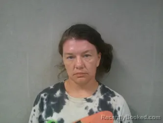 Mugshot of Allison Renea Bowers booked in Roane County, West Virginia on July 22, 2026