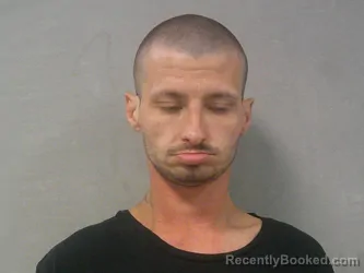 Mugshot of Dillon Dewayne Shumate booked in Roane County, West Virginia on August 19, 2026