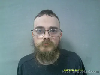 Mugshot of Jeremiah David Hively booked in Roane County, West Virginia on May 14, 2026