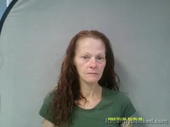 Mugshot of Tressy B Moore booked in Roane County, West Virginia on April 20, 2026