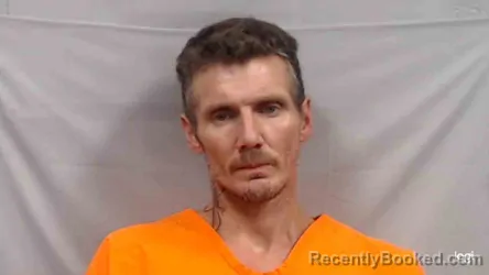 Mugshot of Andrew William Mann booked in Summers County, West Virginia on August 6, 2026