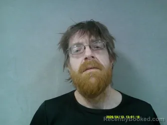 Mugshot of Christopher Lynn Hartman booked in Upshur County, West Virginia on April 13, 2026