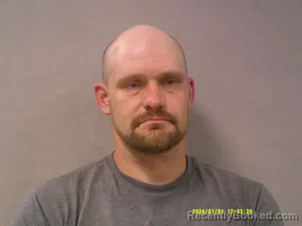 Mugshot of Andrew Lee Valure booked in Webster County, West Virginia on April 20, 2026