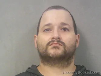 Mugshot of Brandon Ray Dempsey booked in Webster County, West Virginia on August 21, 2026