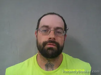 Mugshot of Nathan Lee Spence booked in Webster County, West Virginia on April 8, 2026