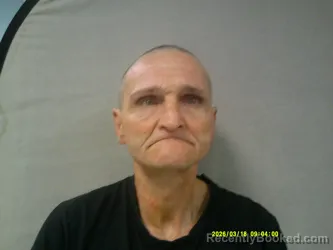 Mugshot of Patrick Allen Sutton booked in Webster County, West Virginia on March 18, 2026