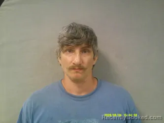 Mugshot of Steven Anthony Cool booked in Webster County, West Virginia on August 4, 2026