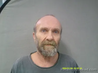 Mugshot of William Lee Burns booked in Webster County, West Virginia on April 21, 2026