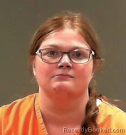 Mugshot of Courtney Renee Baker booked in Wetzel County, West Virginia on April 23, 2026