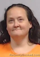 Mugshot of Bambi Marie Panagatos booked in Wood County, West Virginia on June 25, 2026