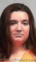 Mugshot of Destiny Nevaeh McAfee booked in Wood County, West Virginia on April 29, 2026