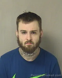 Mugshot of Kenton Ryan Barker booked in Wood County, West Virginia on April 23, 2026