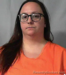 Mugshot of Megan Lynn George booked in Wood County, West Virginia on May 4, 2026