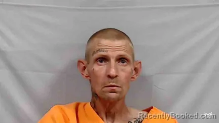 Mugshot of Aaron Ray Kenneda booked in Wyoming County, West Virginia on April 4, 2026