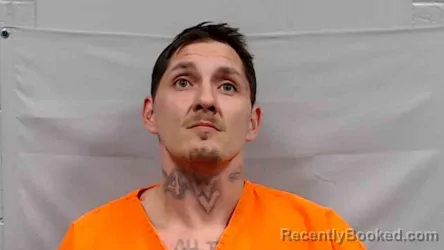 Mugshot of Brandon Wayne Acord booked in Wyoming County, West Virginia on March 18, 2026