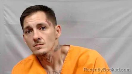 Mugshot of Brandon Wayne Acord booked in Wyoming County, West Virginia on April 15, 2026