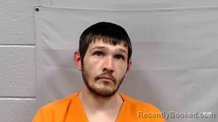 Mugshot of Justin Lee Hall booked in Wyoming County, West Virginia on March 16, 2026