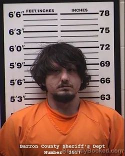 Booking photo from Barron County, Wisconsin