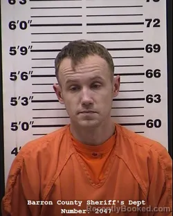 Booking photo from Barron County, Wisconsin