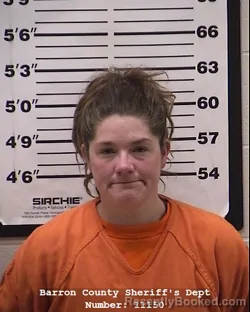 Mugshot of Tiffiny Jean Goss booked in Barron County, Wisconsin on March 10, 2026