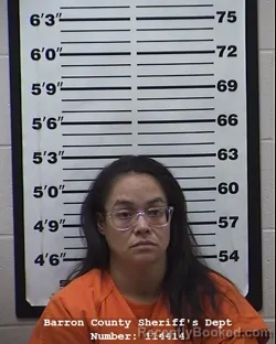 Mugshot of Felicia Kay Miller booked in Barron County, Wisconsin on March 20, 2026