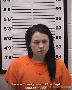 Mugshot of Jennifer Christine Weidinger booked in Barron County, Wisconsin on March 20, 2026