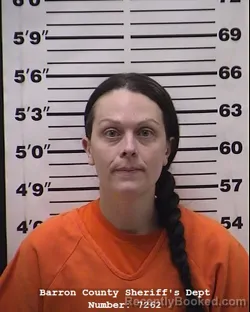 Mugshot of Madalyn Nicole Noles booked in Barron County, Wisconsin on March 20, 2026