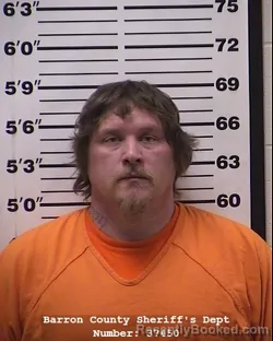 Mugshot of Derrick Alan Bergstedt-steffen booked in Barron County, Wisconsin on March 23, 2026