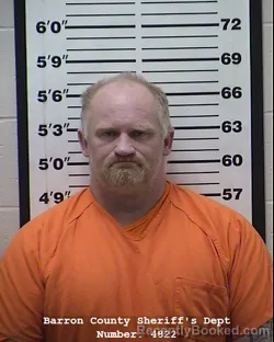 Mugshot of Nathanial Jole Sprague booked in Barron County, Wisconsin on March 23, 2026