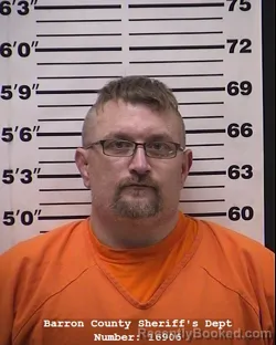 Mugshot of James Gordon Hoisington booked in Barron County, Wisconsin on March 26, 2026