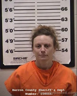 Mugshot of Ashliegh Therese Murkowski booked in Barron County, Wisconsin on March 27, 2026