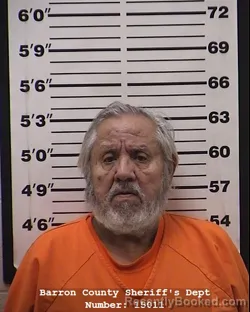 Mugshot of Luis Raul De la garza booked in Barron County, Wisconsin on March 28, 2026