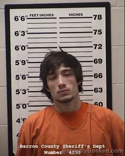 Mugshot of Logan Lea Olson booked in Barron County, Wisconsin on March 29, 2026