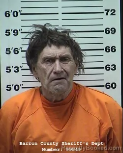 Mugshot of Michael David Moore booked in Barron County, Wisconsin on March 31, 2026