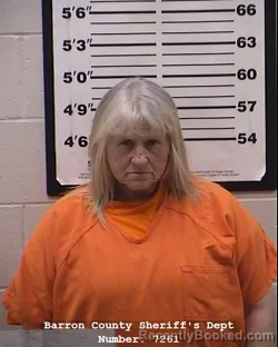 Mugshot of Alice Ann Rettenmund booked in Barron County, Wisconsin on April 1, 2026