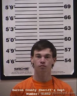 Mugshot of Devon Jacob Osborn booked in Barron County, Wisconsin on April 1, 2026