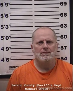 Mugshot of Jason Thomas Morgan booked in Barron County, Wisconsin on April 3, 2026