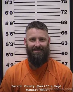 Mugshot of Daniel Robert Scott booked in Barron County, Wisconsin on April 4, 2026