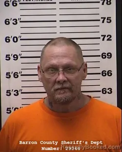 Mugshot of Michael John Rindal booked in Barron County, Wisconsin on April 5, 2026