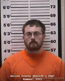 Mugshot of Jacob Shane Johnston booked in Barron County, Wisconsin on April 9, 2026