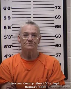 Mugshot of Bobbi Jo Reutner booked in Barron County, Wisconsin on April 9, 2026