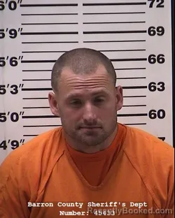 Mugshot of Ryan Josiah Welch booked in Barron County, Wisconsin on April 10, 2026