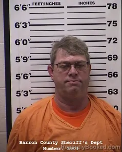 Mugshot of David Keith Paul booked in Barron County, Wisconsin on April 12, 2026