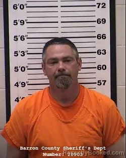 Mugshot of Nickolas Taylor Hansen booked in Barron County, Wisconsin on April 25, 2026