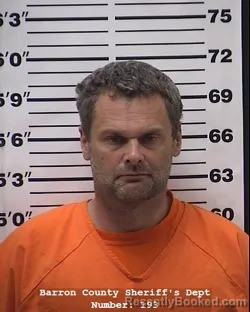 Mugshot of Cory Michael Hardcastle booked in Barron County, Wisconsin on April 24, 2026